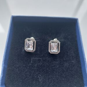 Radiant Silver Crystal Earrings